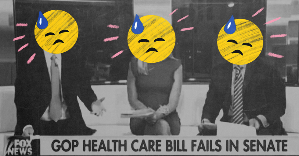 The Senate Bill On Health Care Imploded, And Pro-Trump Media Is A Mess. Sad!