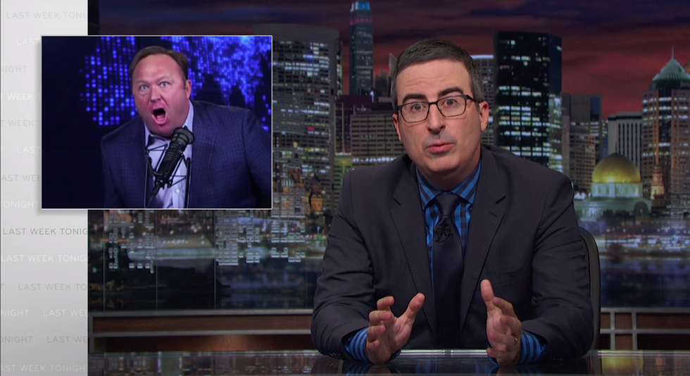 #EndorseThis: John Oliver Exposes Alex Jones’s Snake Oil Empire