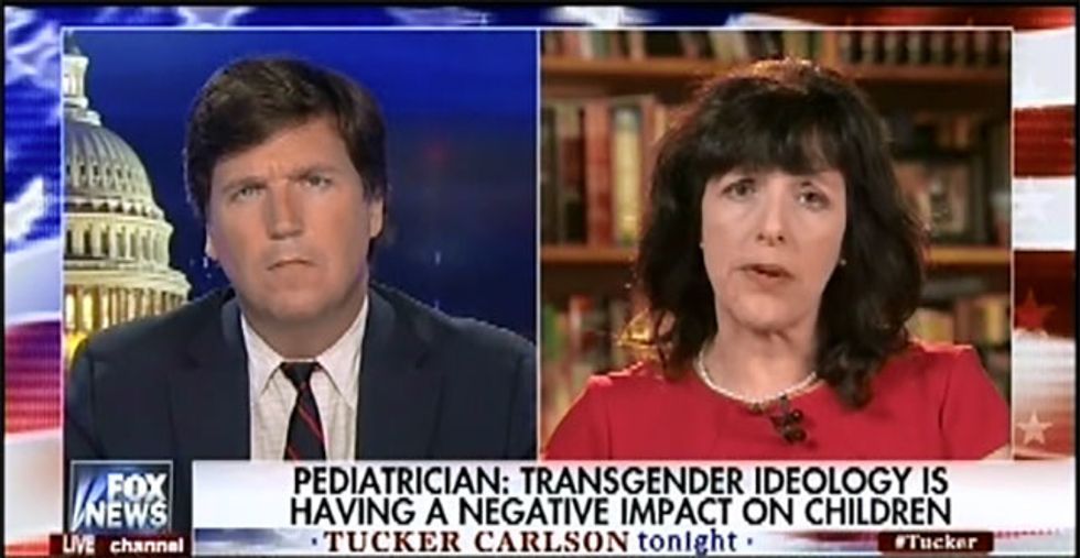 Tucker Carlson Teams With Hate Group To Spread Junk Science About Transgender Kids