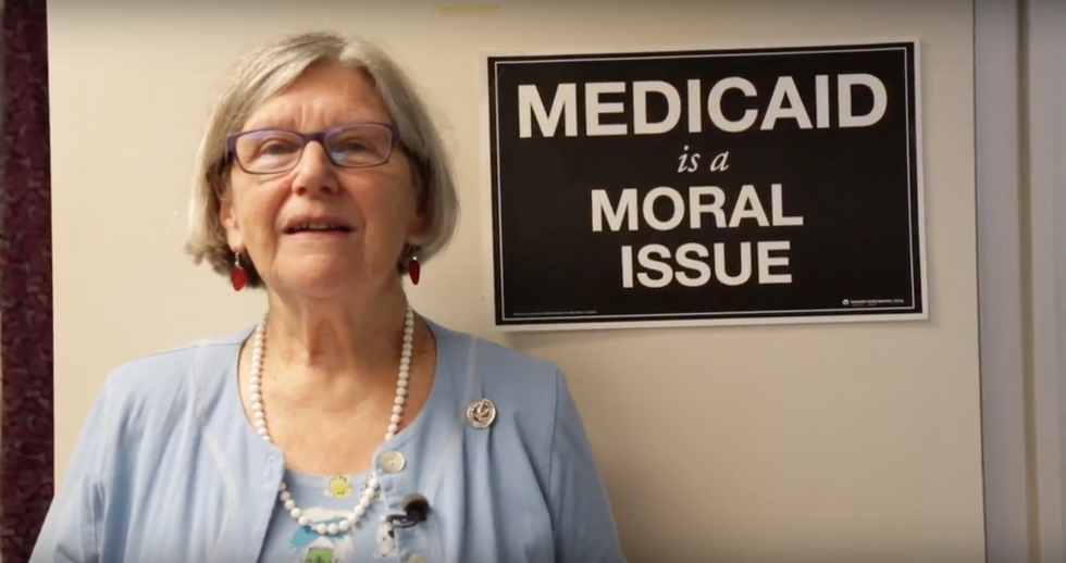 Sister Simone Campbell Urges Senators: “Stop This Destruction Of Healthcare In Our Nation”