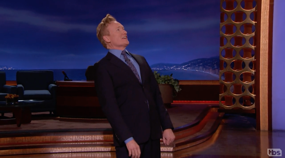 #EndorseThis: Conan Trolls Trump For Staring Into Eclipse