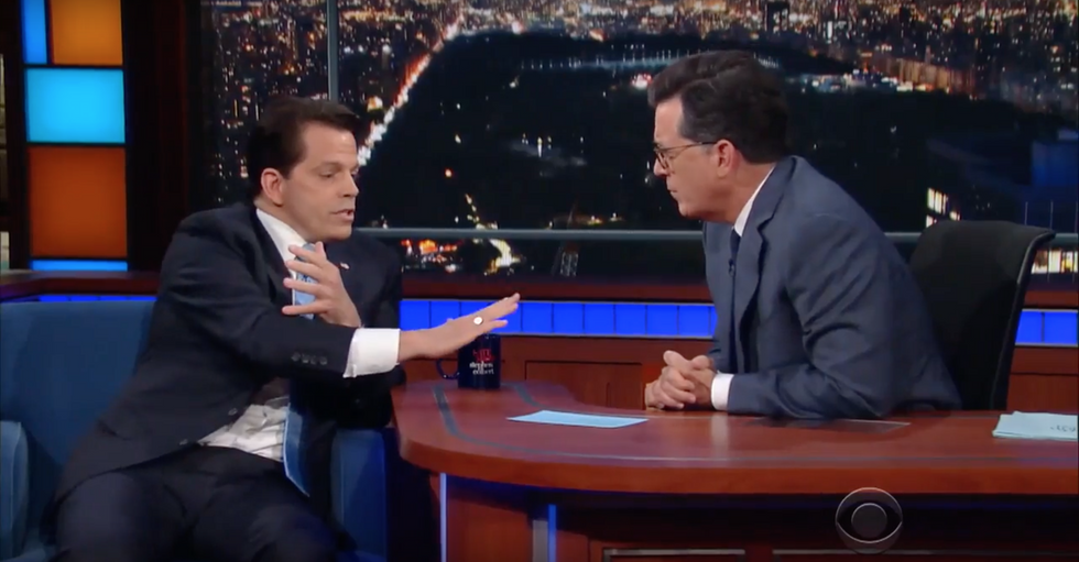 #EndorseThis: Scaramucci Tells Colbert He Would’ve Fired Bannon