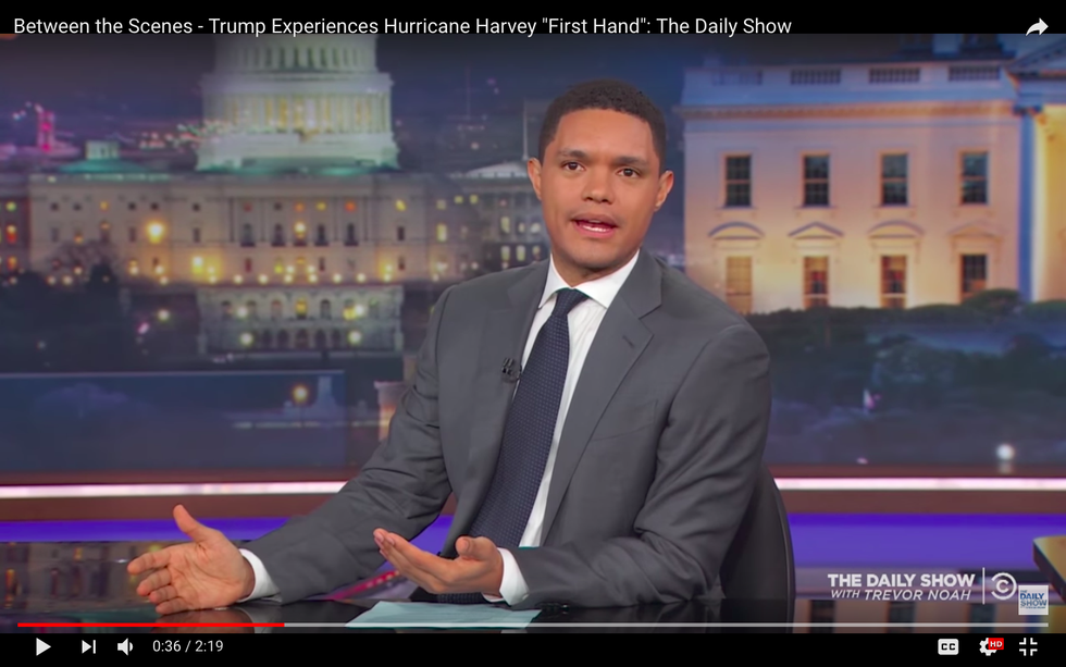 #EndorseThis: Trump’s Second-Hand First-Hand Harvey Moment