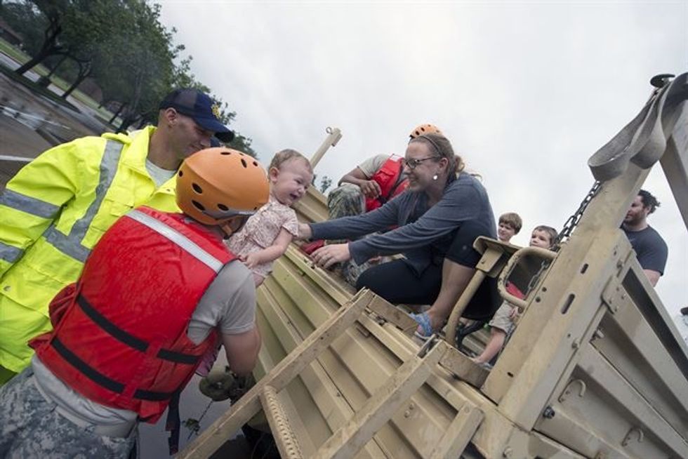 Saluting The Many On Labor Day Who Are Volunteering To Find And Help Harvey Victims