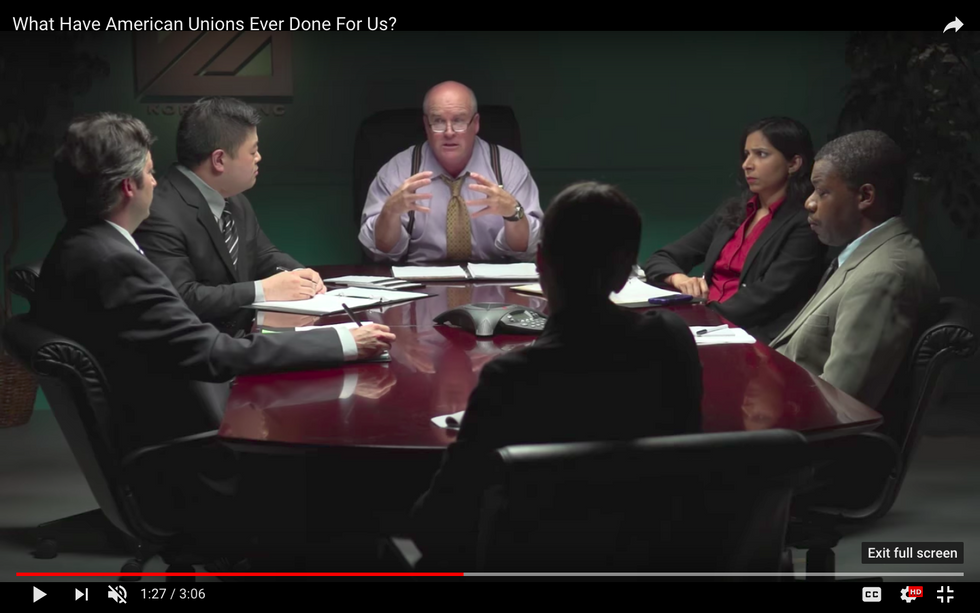 #EndorseThis: On Labor Day, Angry Boss Asks What Unions Have Done For Us