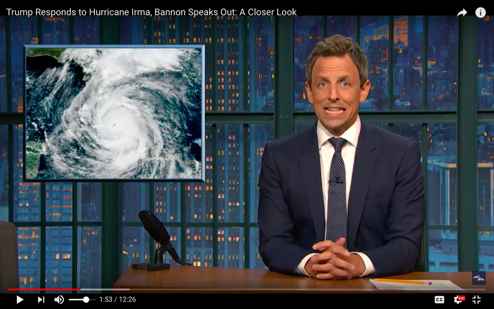 #EndorseThis: Seth Meyers Blows Away White House Storm Response