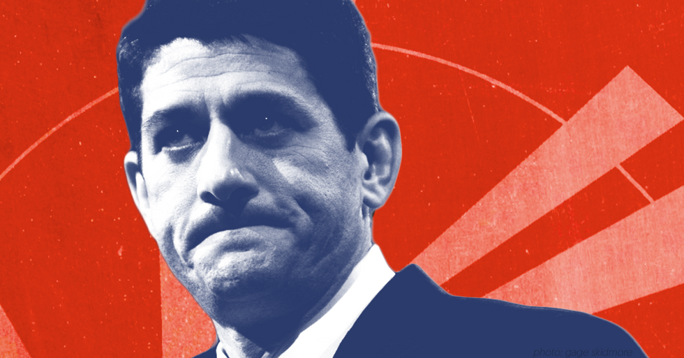 Ryan’s Obsequious Tribute To Trump On Fox Draws Jeers