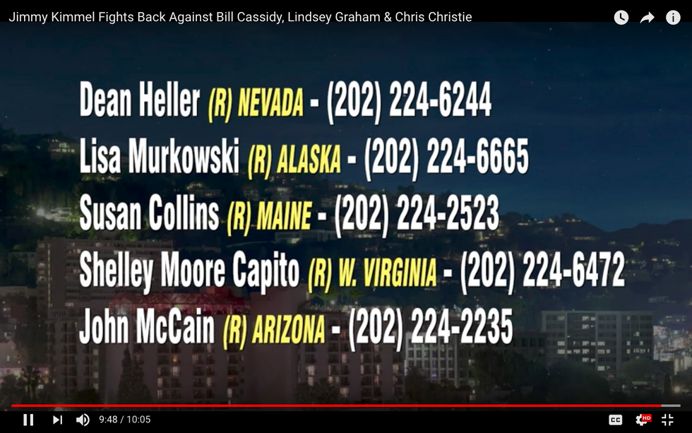 #EndorseThis: Jimmy Kimmel Strikes Back Against Cassidy, Graham, And Fox News