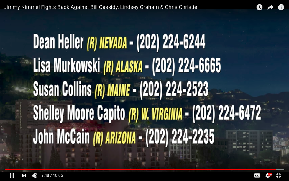 #EndorseThis: Jimmy Kimmel Strikes Back Against Cassidy, Graham, And Fox News