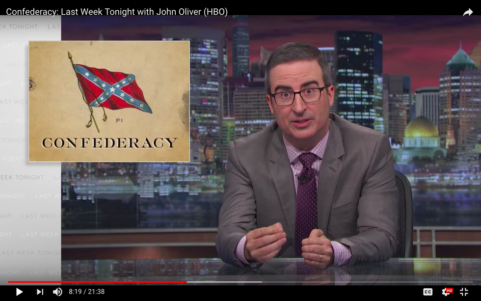 #EndorseThis: John Oliver Reveals The Ugly Reality Behind The ‘Lost Cause’ Cult