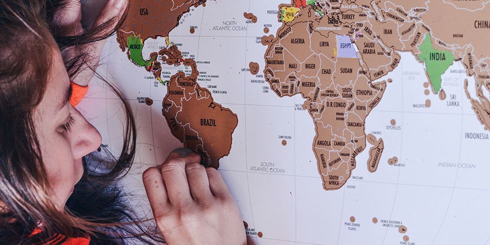 Track Your Global Travel With This Cool Scratch-off World Map — For Under $25