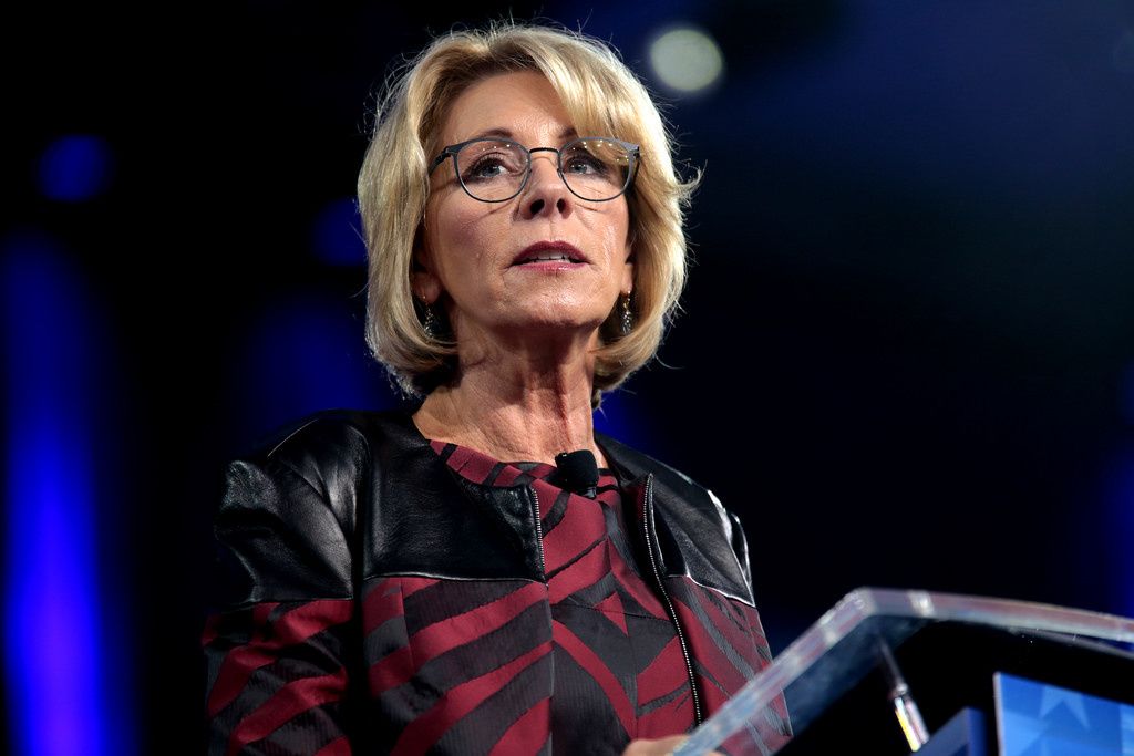 Betsy deVos, coronavirus, kakistocracy