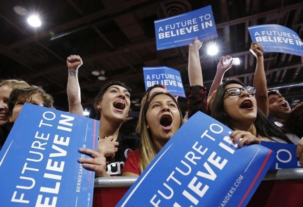 Sanders Supporters Urge DNC To Abolish Superdelegates