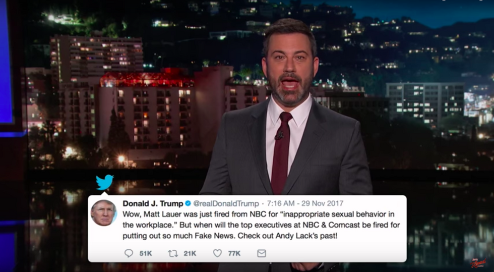 #EndorseThis: Jimmy Kimmel On Donald Trump And Sexual Harassment