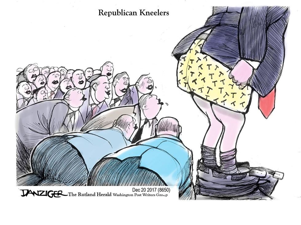 Danziger: Groveling Obsequious Poltroons