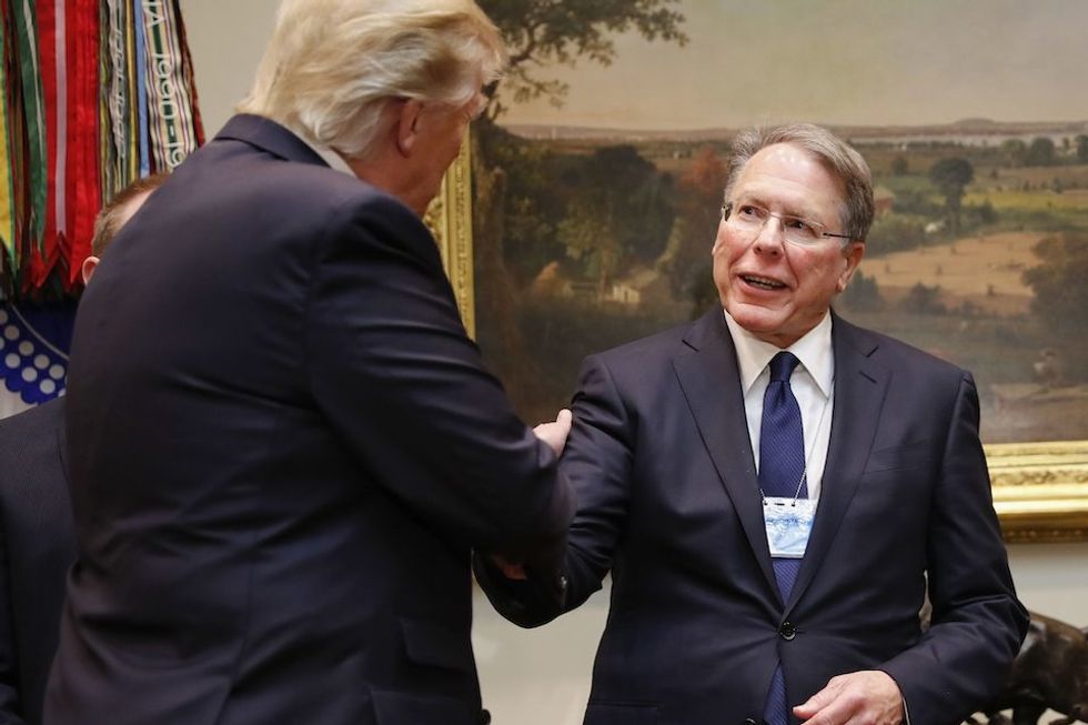 Five Years After Sandy Hooks, Trump Hosts NRA Boss