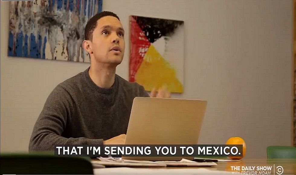 #EndorseThis: Trevor Noah Sends B-Team To Scout Trump’s C-Grade Border Wall
