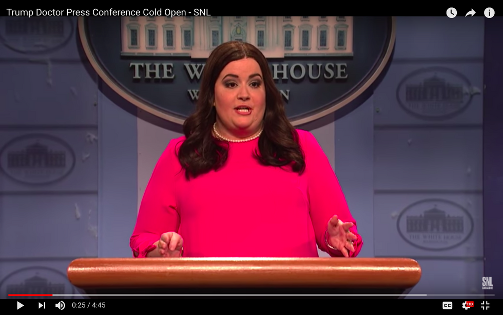 SNL Cold Open: White House Oversells That Dubious Presidential Physical