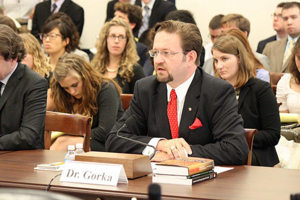 Gorka Joins Outlet That Published “Ten Things I Hate About Jews”