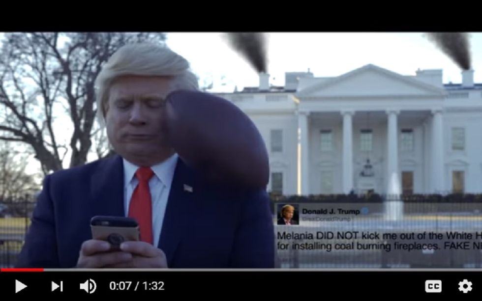 #EndorseThis: ‘Trump’ Destroys White House, Pushes The Button In Super Bowl Ad