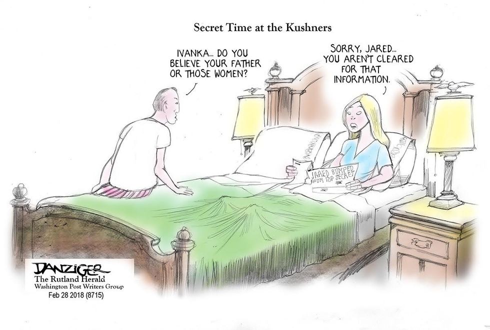 Danziger: Pillow Talk From Ivanka And Jared