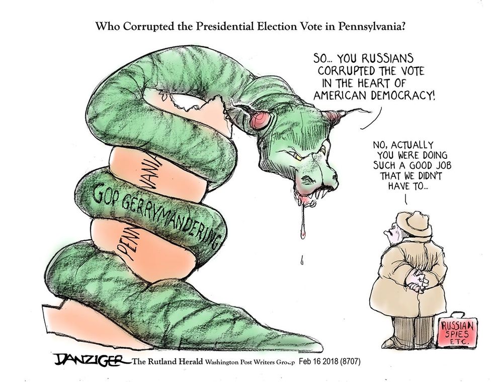 Danziger: GOP Elephant Becomes A Sinister Beast