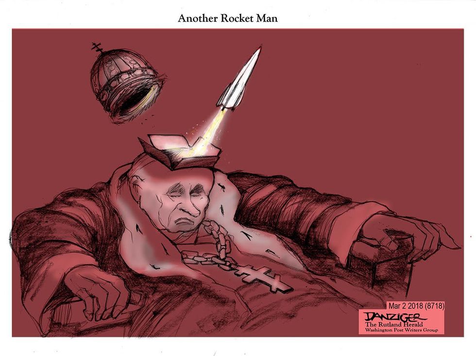 Danziger: Putin’s Blown Brain, Russia’s Ruined Roots