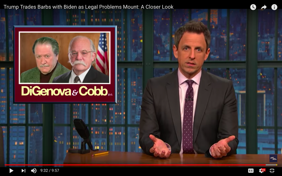 #EndorseThis: Seth Meyers Imagines Cheesy Trump Lawyer Ad