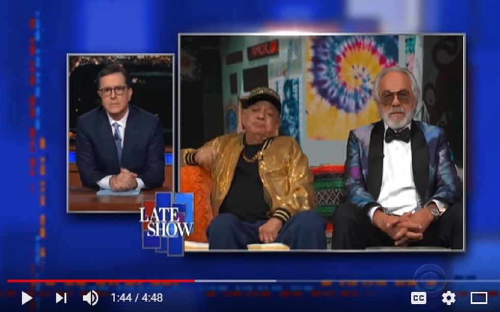 #EndorseThis: Colbert Celebrates Pot Reform By Helping Cheech & Chong Find New Jobs