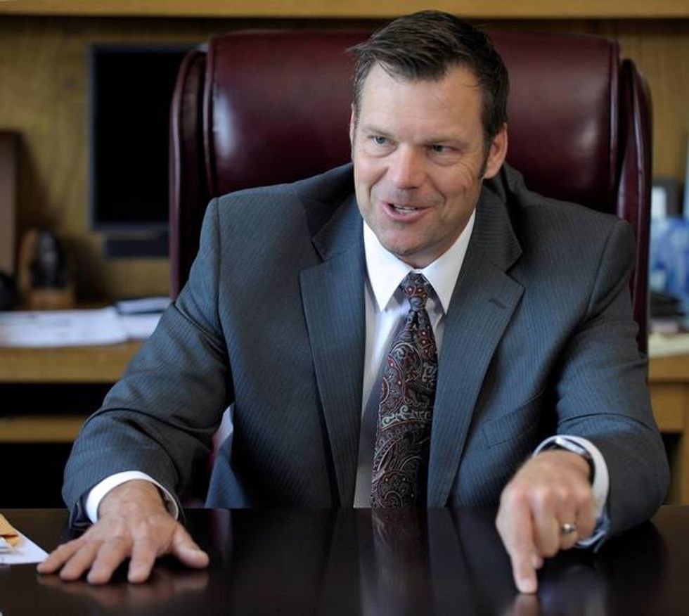 Republican Kobach Lashes Out Childishly At Student Gun Protesters