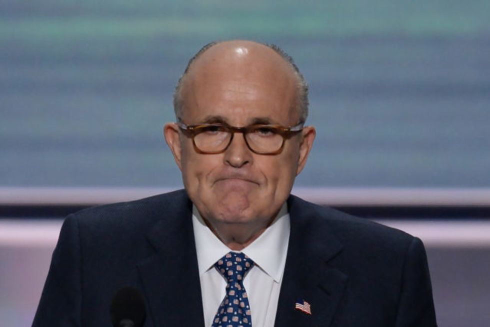 Rudy Giuliani Keeps Racking Up Potential Felony Charges Against Client Trump