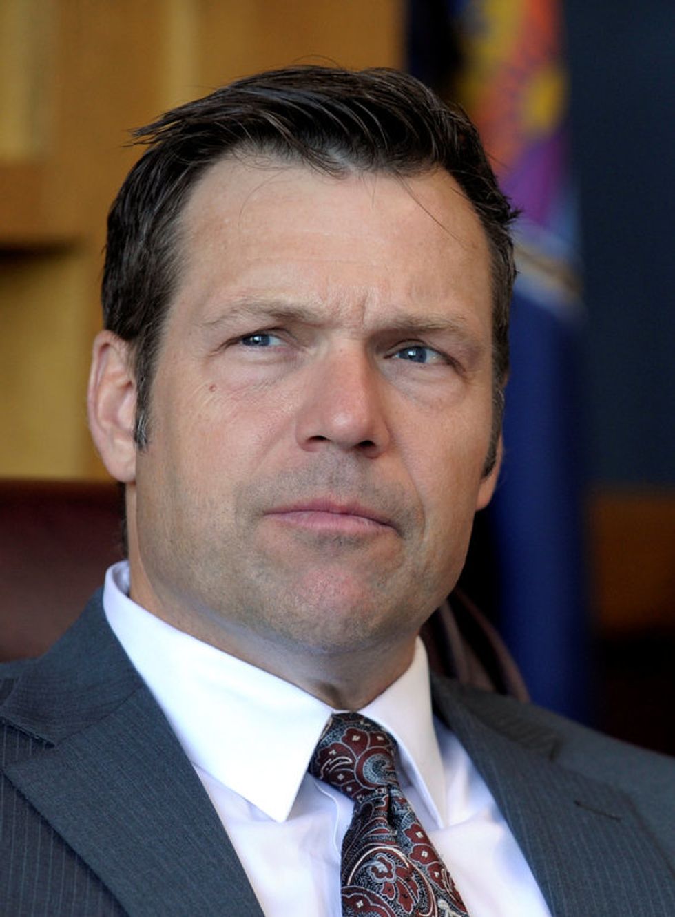 Kansas Republicans Turn On Kris Kobach, Top GOP Vote Suppressor