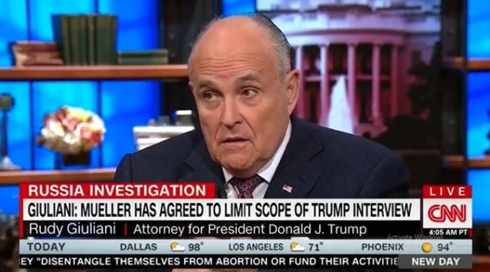 Even Giuliani Can’t Justify Trump’s Paranoid Theories