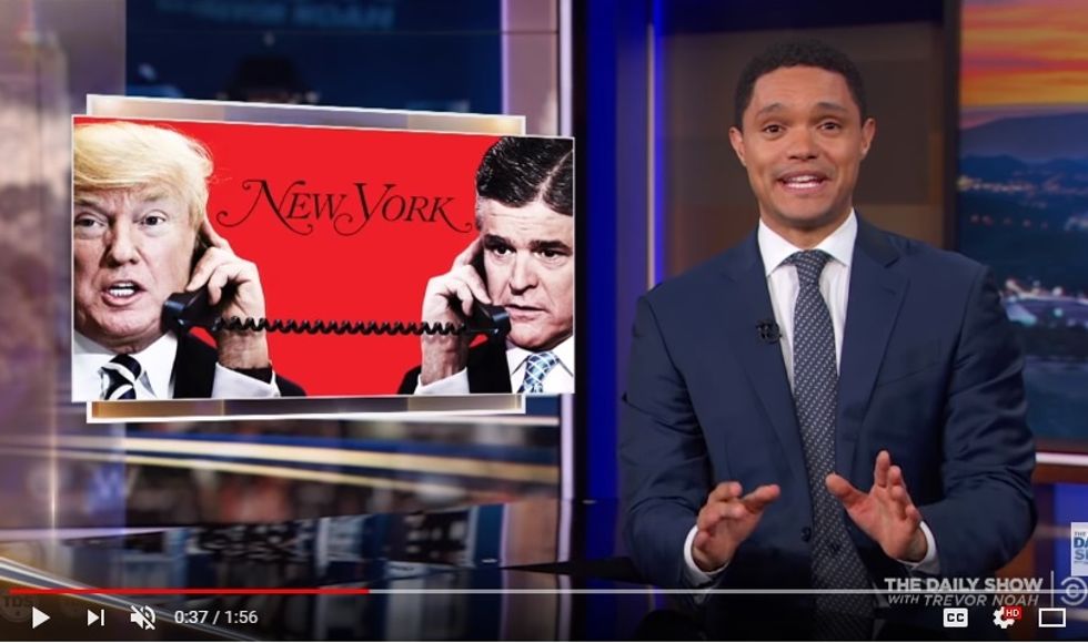 #EndorseThis: Trevor Noah Says Trump And Sean Hannity Are The Real Animals