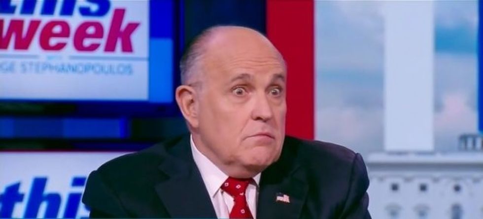 Giuliani Claims Trump Can Pardon Himself