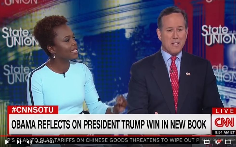 #EndorseThis: CNN Panel Trashes Santorum For Blaming Trumpism On Obama