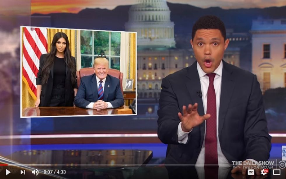 #EndorseThis: Trevor Noah Pardons Kim Kardashian-West For Meeting Trump