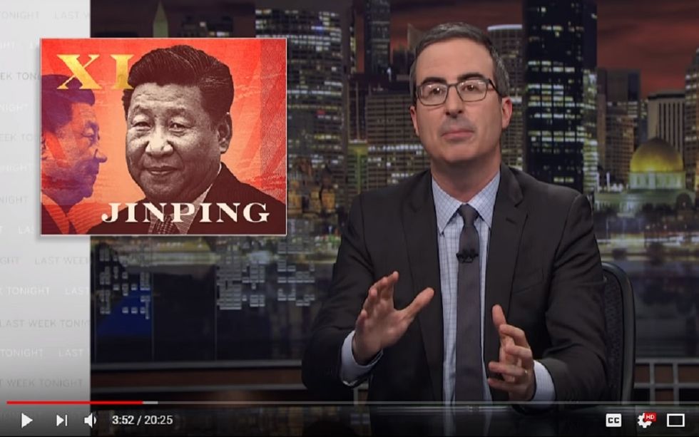#EndorseThis: John Oliver Breaks China With Devastating Xi Jinping Takedown