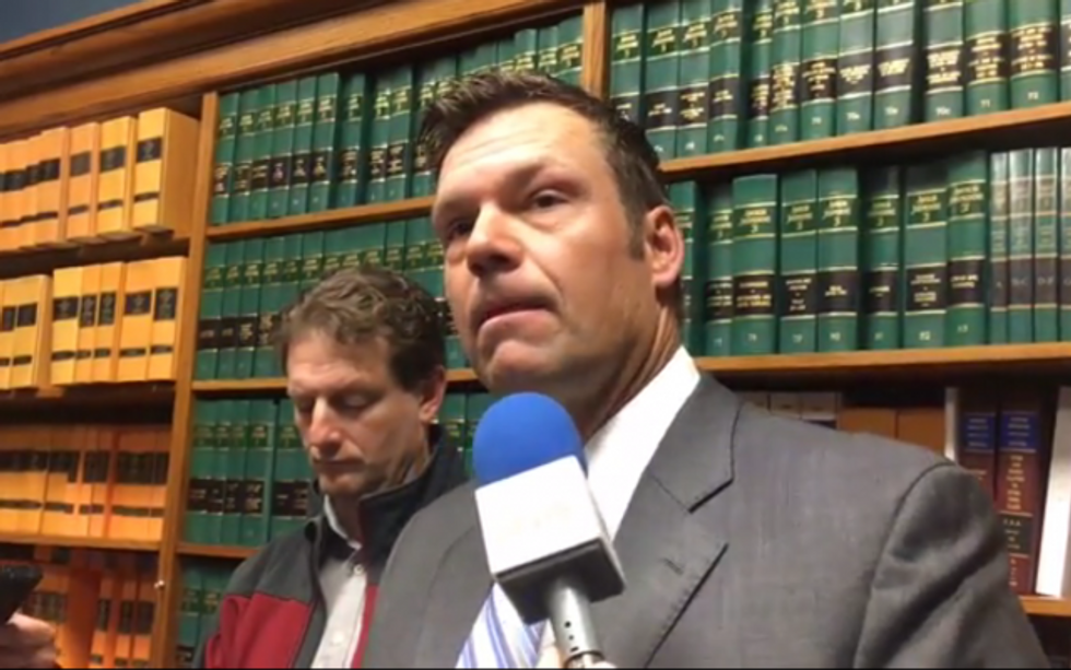 Judge In Voter Suppression Case Orders Kobach Return To Law School. Really.