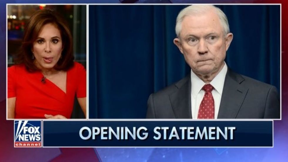 Fox ‘Judge’ Pirro Wants Sessions Out — So She Can Take His Job