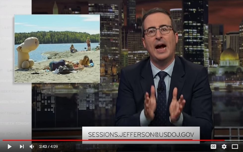 #EndorseThis: John Oliver Gives Jeff Sessions The Full Monty