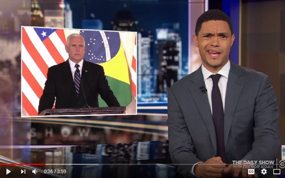 #EndorseThis: Trevor Noah Nails Mike Pence For Ice Cold Immigration Talk