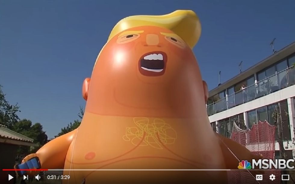 #EndorseThis: London Calling Anti-Trumpers With Gigantic Baby Blimp