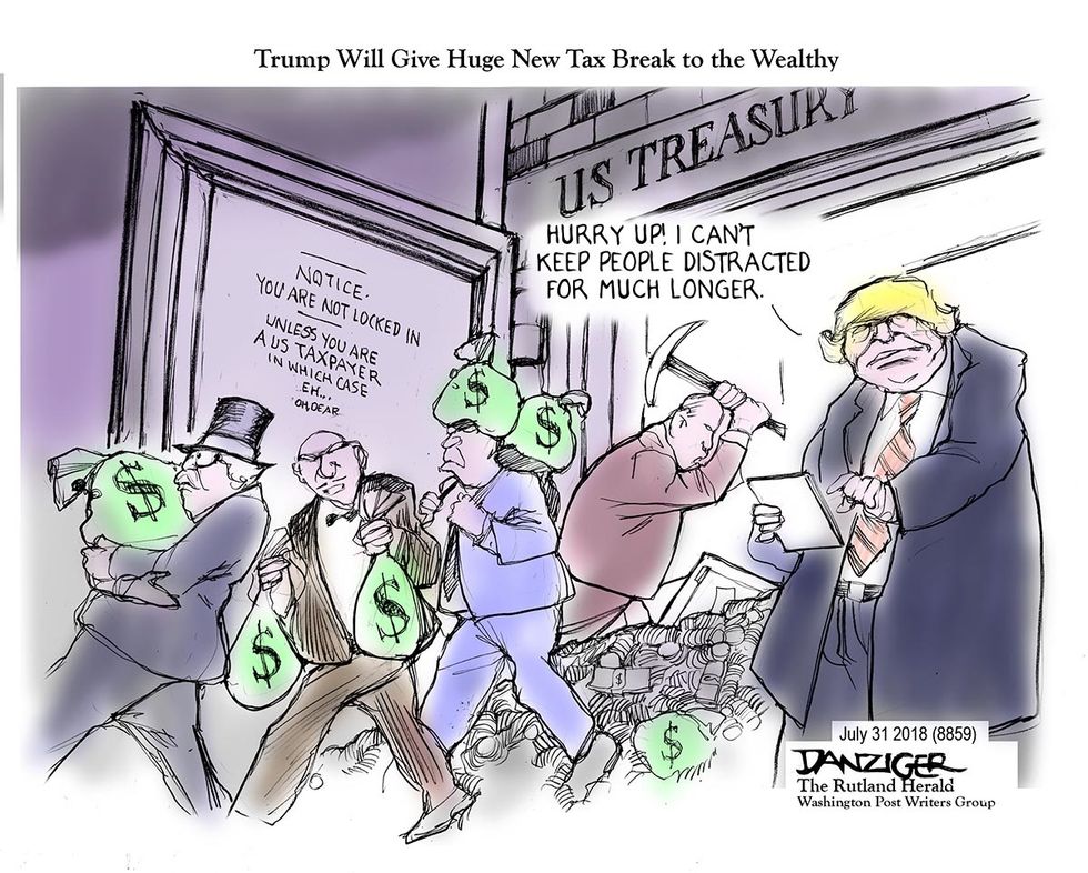 Danziger: Bread And Circus, 2018