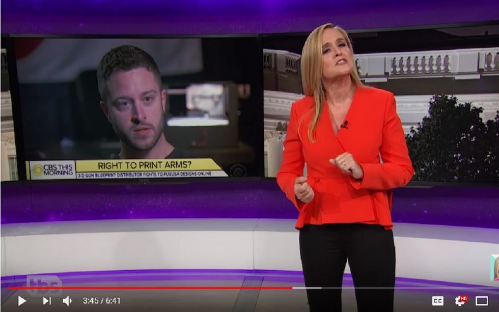 #EndorseThis: Samantha Bee Unloads On 3-D Printable Gun Zealots