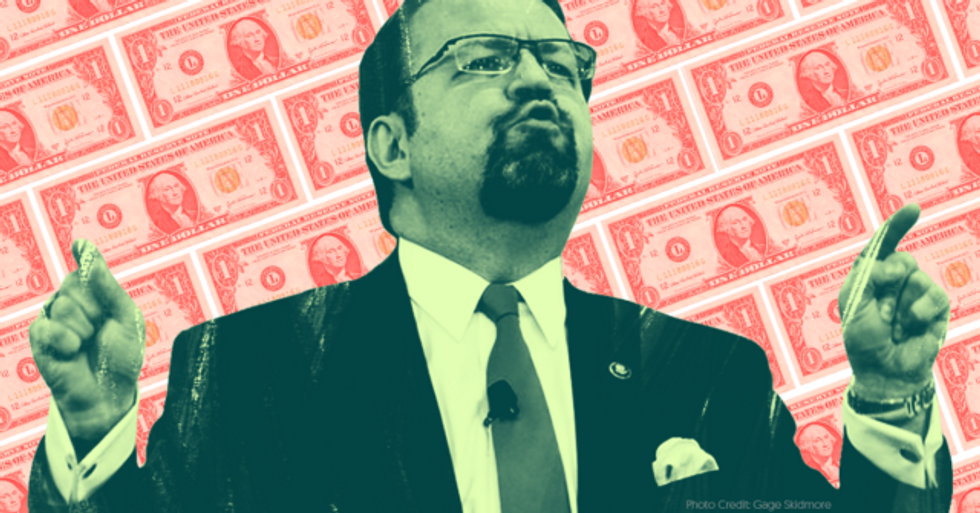 Sebastian Gorka, Scourge Of ‘The Swamp’, Cashes Out