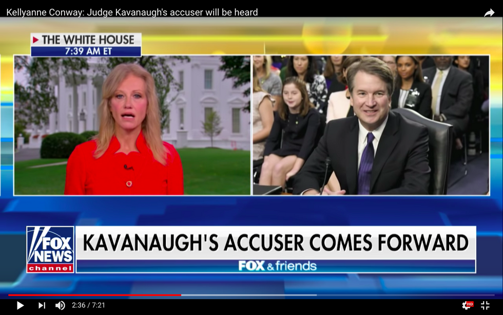 #EndorseThis: Kellyanne Takes Shocking Stand On Kavanaugh Accuser