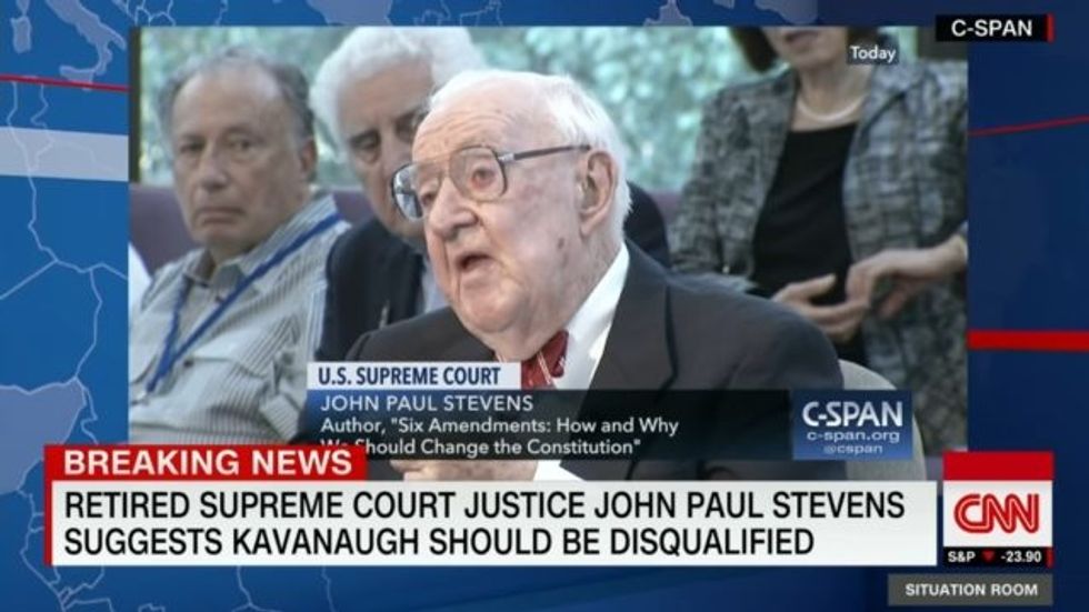 Retired GOP Justice Says Kavanaugh Disqualified Himself