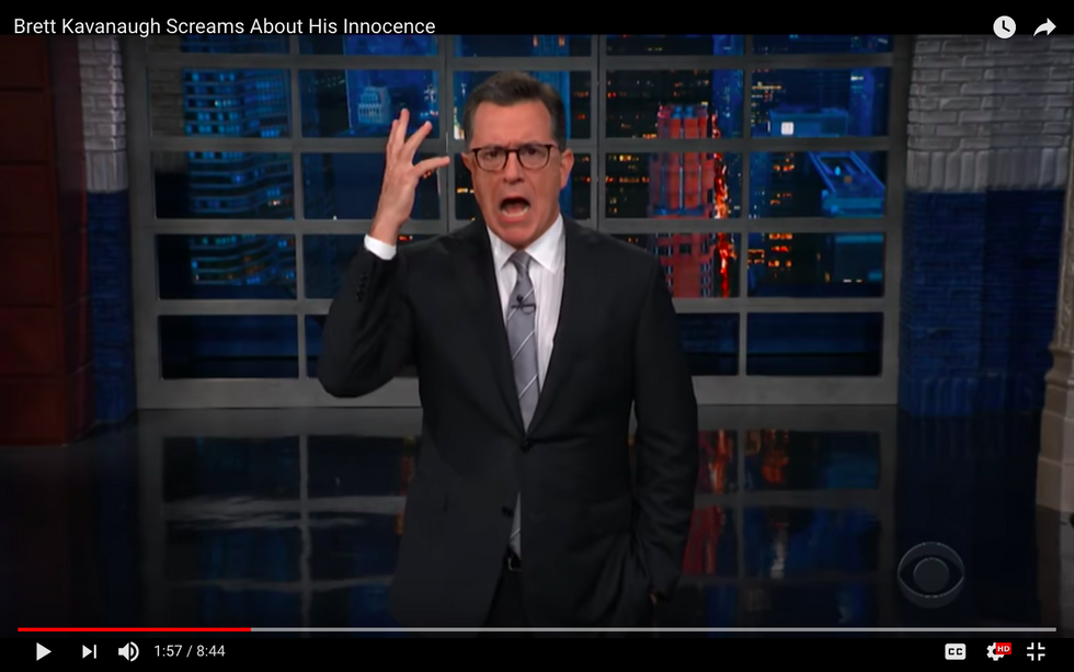 #EndorseThis: For Colbert, Kavanaugh Testimony Evokes Dead Serious Satire