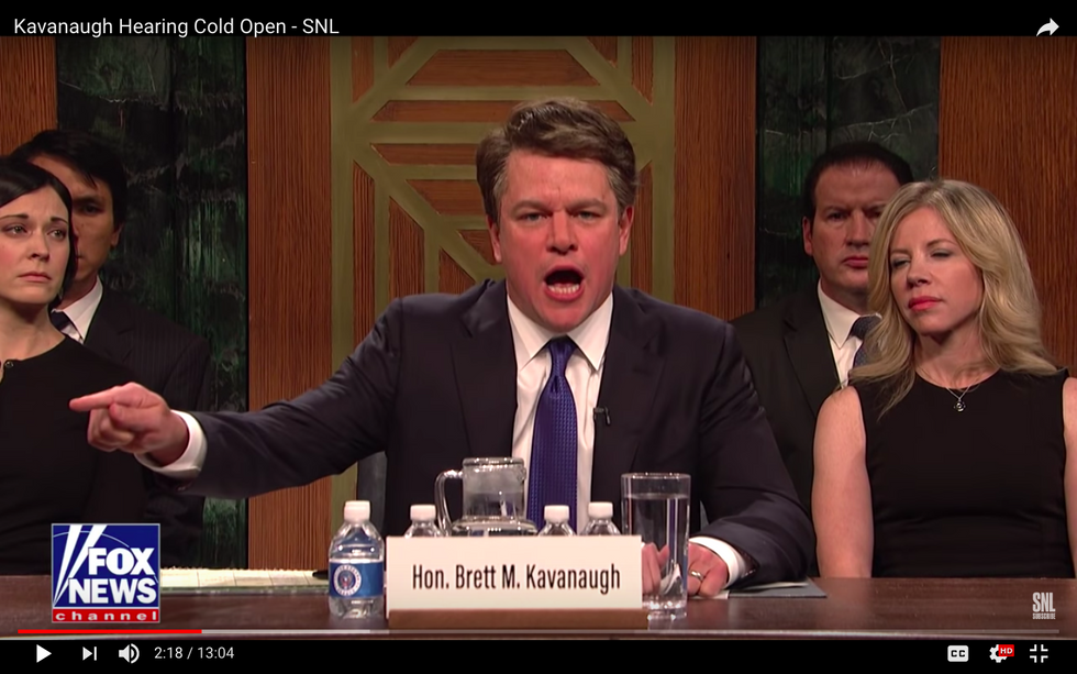 SNL Cold Open Scorches Kavanaugh And Senators In Season Premiere